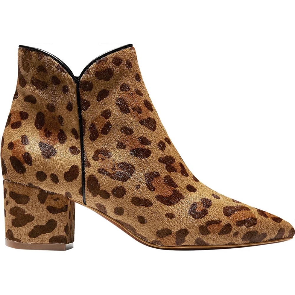 Cole Haan Leopard Print Elyse Booties - 6.5